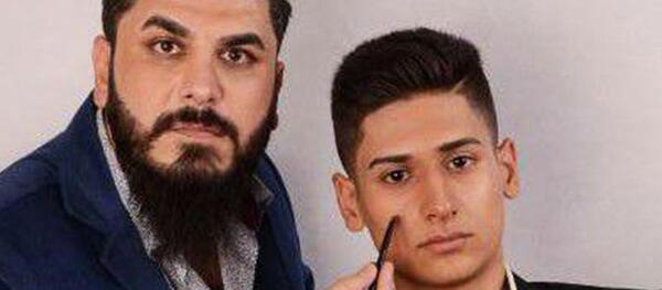 عکس گریم صورت مردانه