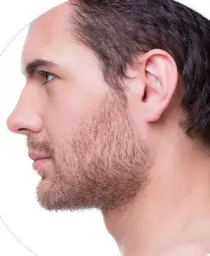 عکس زاویه سازی صورت مردانه