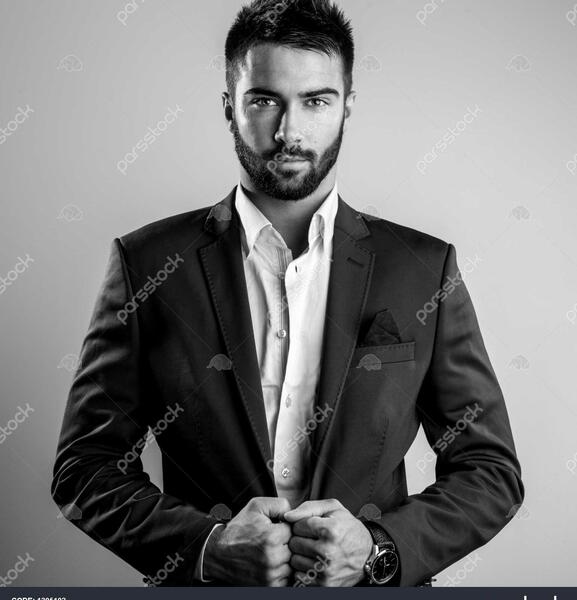 عکس سیاه و سفید مردانه