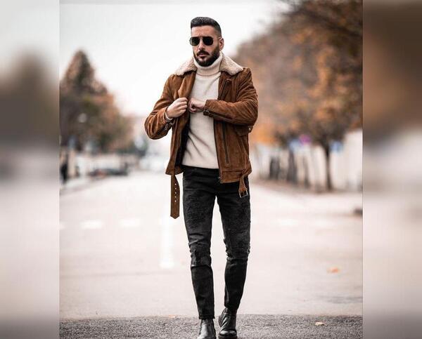 بهترین ژست عکس مردانه در طبیعت