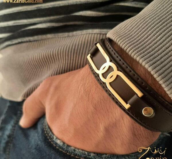 عکس دستبند طلا مردانه جدید