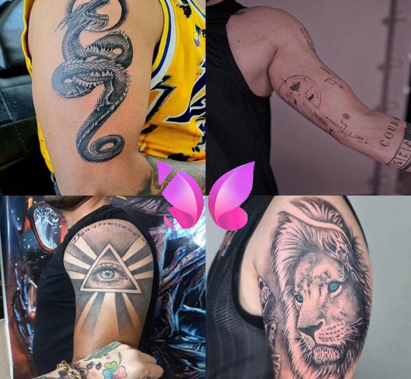 عکس های تاتو مردانه روی بازو