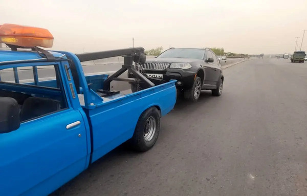 عکس از ماشین یدک کش