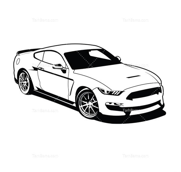 عکس ماشین فورد مشکی