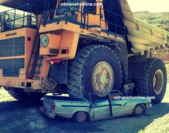 عکس ماشین های غول پیکر معدن