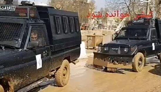 عکس ماشین پلیس ضد شورش