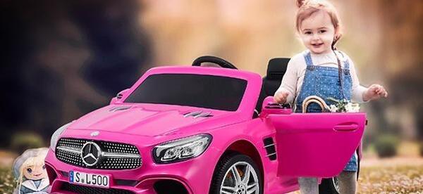 عکس ماشین شارژی صورتی دخترانه