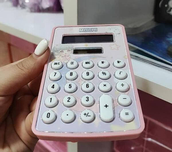 عکس ماشین حساب دخترانه صورتی