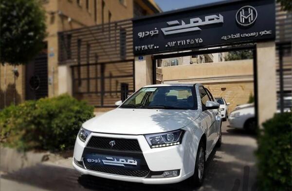 عکس ماشین دنا سفید