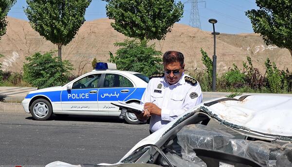 عکس ماشین سمند پلیس