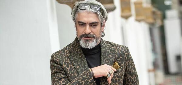 عکس مرد ایرانی با کت و شلوار