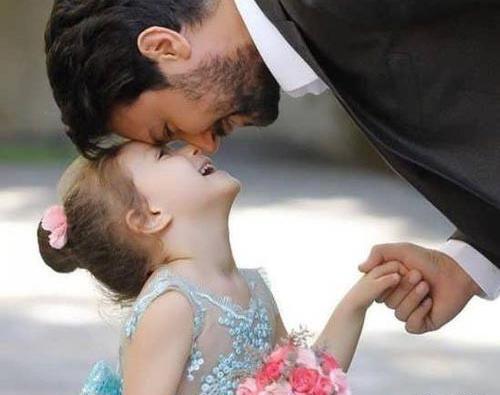 عکس مفهومی عشق پدر و دختر