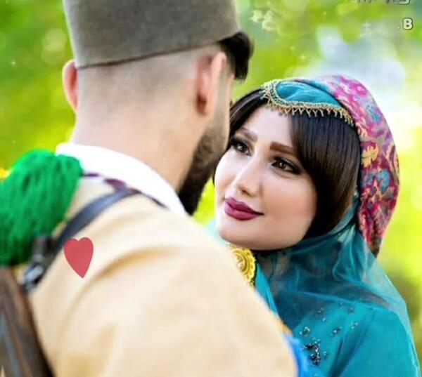 عکس زن و مرد با لباس بختیاری