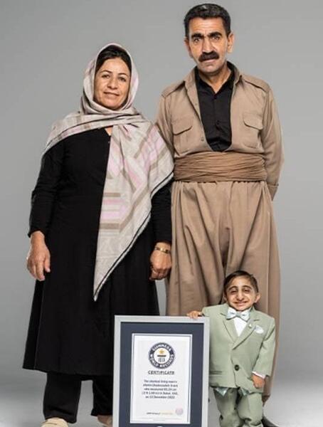 عکس کوچکترین مرد دبی