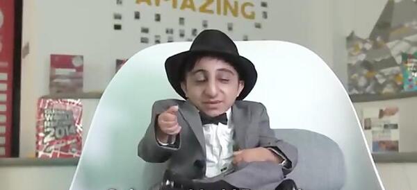 عکس کوچکترین مرد دبی