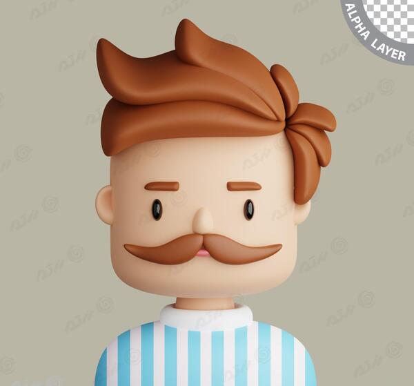 عکس صورت مرد برای فتوشاپ