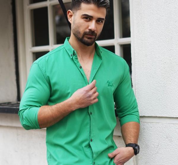 عکس لباس مرد سبز