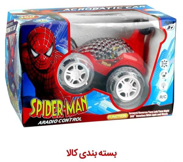 عکس ماشین پلیس مرد عنکبوتی