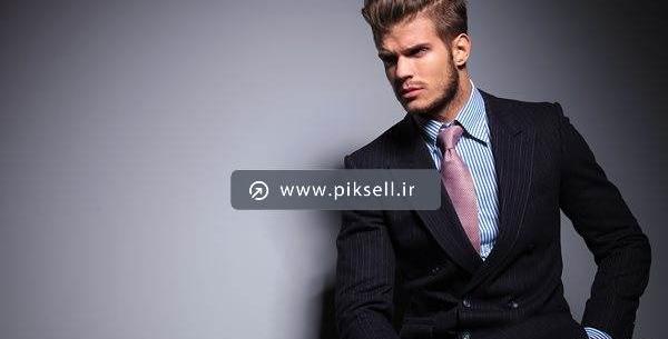عکس با کیفیت مرد با کت و شلوار