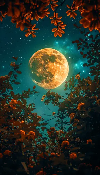 عکس ماه زرد برای پروفایل