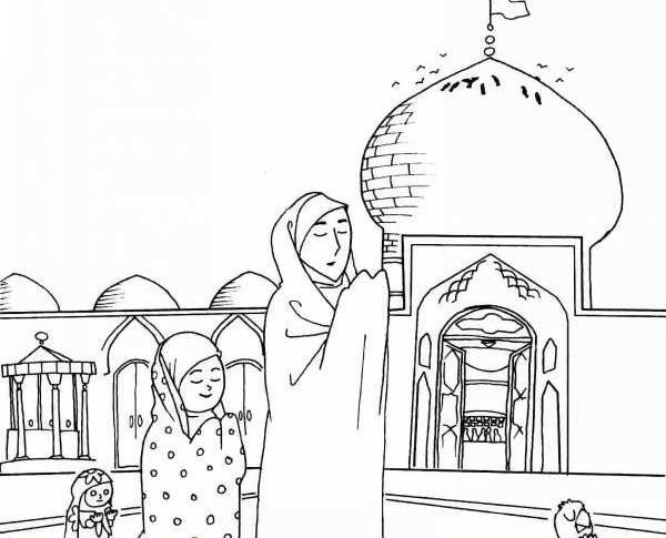 عکس سیاه سفید ماه رمضان