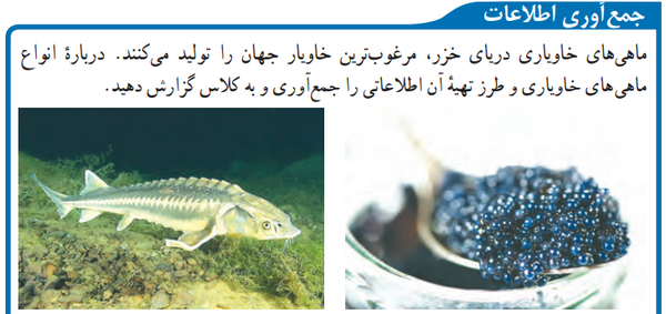 عکس ماهی صفحه ۱۵۲ علوم نهم