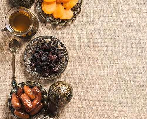 عکس از سفره ماه رمضان