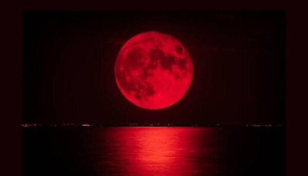 عکس ماه کامل امشب