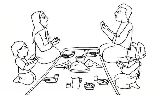 عکس نقاشی ماه رمضان