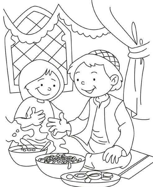 عکس نقاشی ماه رمضان