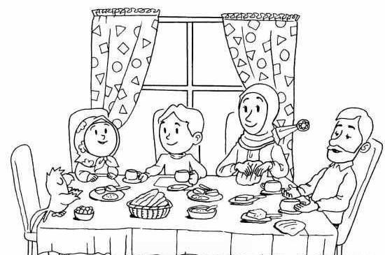 عکس نقاشی ماه رمضان
