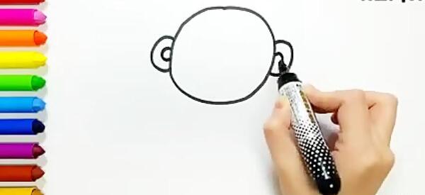 عکس میمون برای نقاشی کشیدن