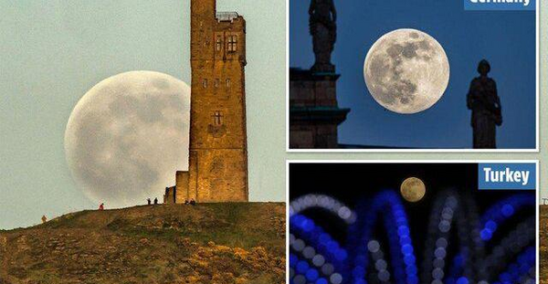عکس ماه نزدیک به زمین