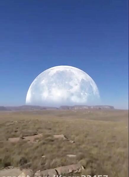 عکس ماه نزدیک به زمین
