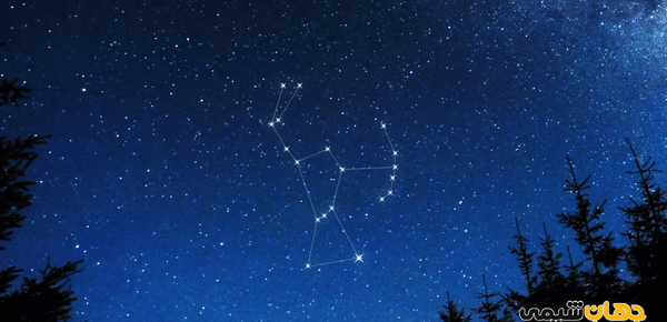 عکس ماه و ستاره کنار هم