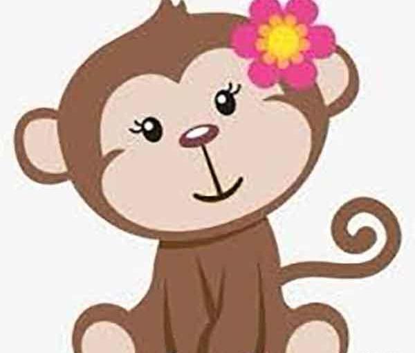 عکس نقاشی میمون ساده