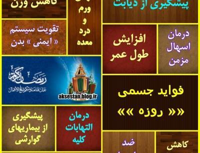 عکس نوشته درباره ی ماه رمضان