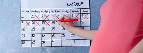 عکس جدول ماه های بارداری