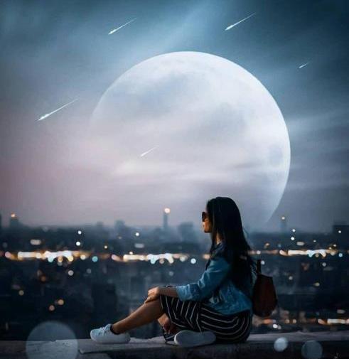 عکس ماه و شب بخیر