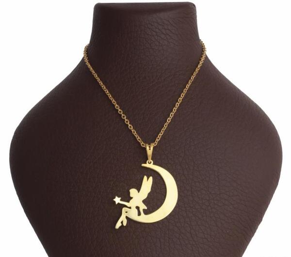 عکس گردنبند ماه طلا