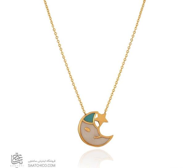 عکس گردنبند ماه طلا