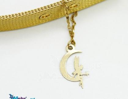 عکس گردنبند ماه طلا
