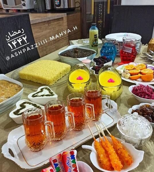 عکس سفره ماه مبارک رمضان