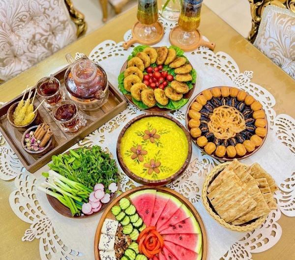 عکس سفره ماه مبارک رمضان