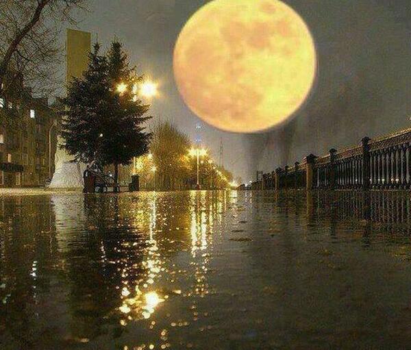 عکس ماه در ۱۴ شب