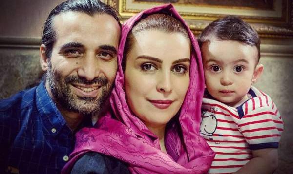 عکس ماه چهره خلیلی با همسرش