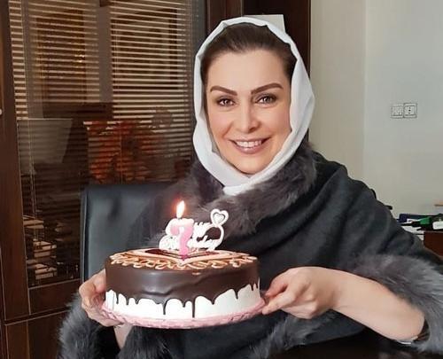 عکس ماه چهره خلیلی با همسرش