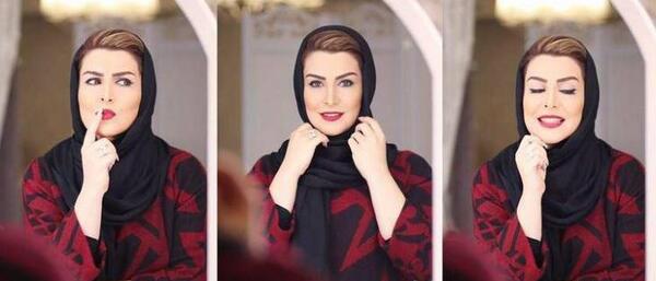عکس ماه چهره خلیلی با همسرش