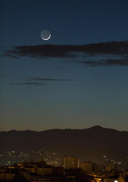 عکس ماه آسمانی