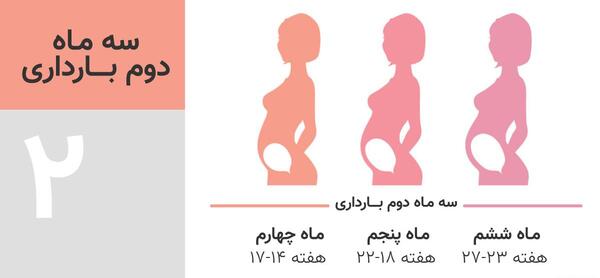 عکس ترشح ماه اول بارداری